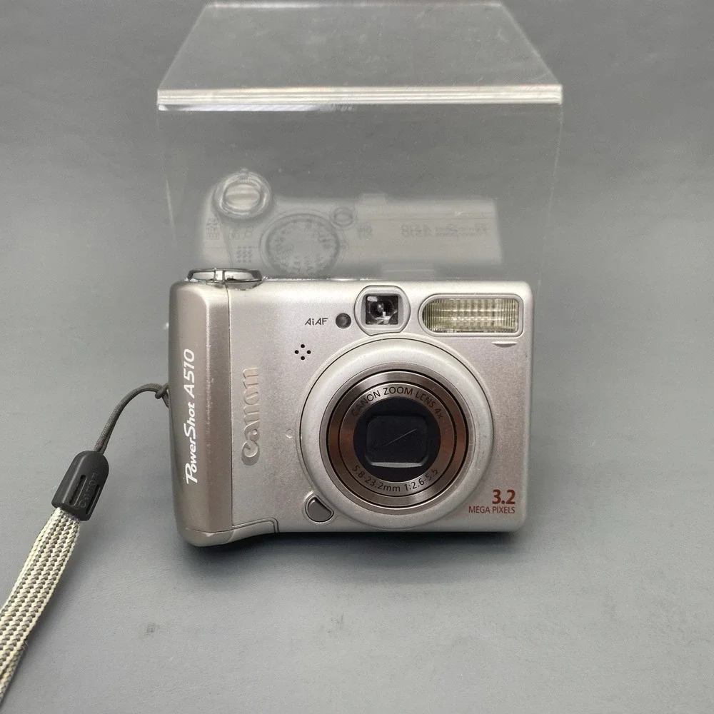 Canon PowerShot A520 4.0MP Camera - Silver 9715A001 Parts Or Not Working